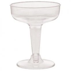 King Zak Plastic Party DrinkwareSize Options: 4oz Champagne Cup, 5oz Wine Cup, 5oz Champagne Flute, 5oz Margarita Tumbler, And 7oz Martini Tumbler