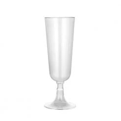 King Zak Premium Heavy Weight Plastic DrinkwareSize Options: 5oz Champagne Flute Stemware, 2oz Footed Wine Stemware, 5oz Tumbler, 4oz Champagne Cup Stemware, 5oz Tulip Wine Stemware, 8oz Footed Wine Stemware And 7oz Martini Stemware