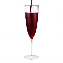 King Zak Premium Extra Heavy Weight Plastic Stem Drinkware