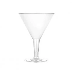 King Zak Premium Heavy Weight Plastic DrinkwareSize Options: 5oz Champagne Flute Stemware, 2oz Footed Wine Stemware, 5oz Tumbler, 4oz Champagne Cup Stemware, 5oz Tulip Wine Stemware, 8oz Footed Wine Stemware And 7oz Martini Stemware Disposable Dinnerware Cups