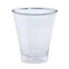 King Zak Premium Extra Heavy Weight Plastic 5oz Double Shot Glass