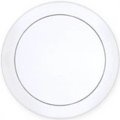 King Zak Premium Heavy Weight Plastic Buffet ServingwareSize Options: 9inch Plate, 6inch Plate And 10oz Bowl Tabletop