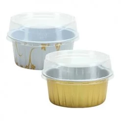 King Zak Aluminum Mini Bakeware Pans 2.75inch Mini Baking Pan Disposable Aluminum