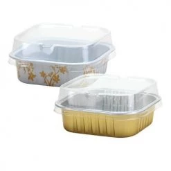 King Zak Aluminum Mini Bakeware Pans 2.75inch Mini Baking Pan Disposable Aluminum