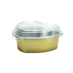 King Zak Aluminum Mini Heart Bakeware Disposable Aluminum