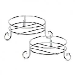 King Zak Chafing Dishes Decorative ServingwareSize Options: Half-Size Deep Pan Holder, Full-Size Pan Holder, Full-Size Chafing Stand And Half-Size Chafing Stand