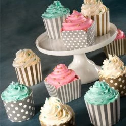 King Zak Premium Heavy Weight Paper Assorted Baking CupsSize Options: 2inch Baking Cup And 2.25inchx2inch Baking Cup Kitchen