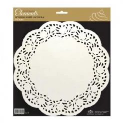 King Zak Disposable Dinnerware Servingware Premium Heavy Weight Paper Lace DoilySize Options: 10inchx14inch Doily, 12inch Doily, 10inch Doily, 8inch Doily And 6inch Doily