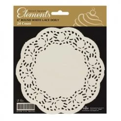 King Zak Disposable Dinnerware Servingware Premium Heavy Weight Paper Lace DoilySize Options: 10inchx14inch Doily, 12inch Doily, 10inch Doily, 8inch Doily And 6inch Doily
