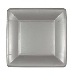 King Zak Premium Extra Heavy Weight Paper Square Dinnerware