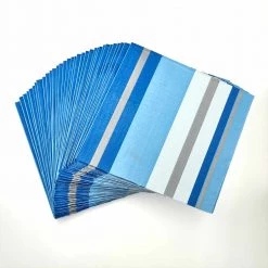 King Zak Tabletop Premium Extra Heavy Weight Paper Stripe Dinnerware