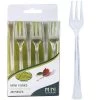 King Zak Disposable Dinnerware Servingware Premium Plastic Mini Serving Utensil Box