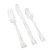 King Zak Premium Extra Heavy Weight Plastic Combo Cutlery Party