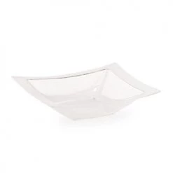 King Zak Premium Extra Heavy Weight Plastic Rectangular Dinnerware