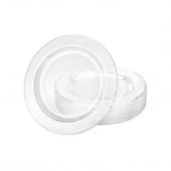 King Zak Tabletop Premium Extra Heavy Weight Plastic Magnificence Dinnerware