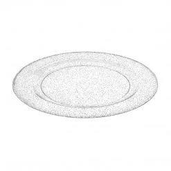 King Zak Premium Extra Heavy Weight Plastic Glitter Dinnerware