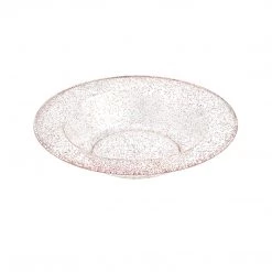 King Zak Premium Extra Heavy Weight Plastic Glitter Dinnerware