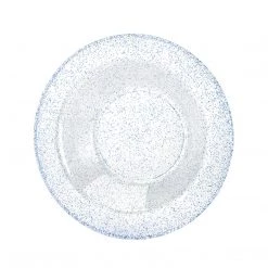 King Zak Premium Extra Heavy Weight Plastic Glitter Dinnerware
