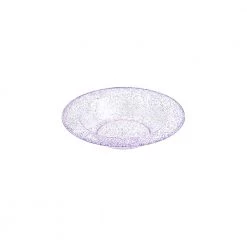 King Zak Premium Extra Heavy Weight Plastic Glitter Dinnerware