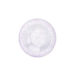 King Zak Premium Extra Heavy Weight Plastic Glitter Dinnerware