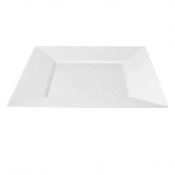 King Zak Premium Extra Heavy Weight Plastic Squares Dinnerware