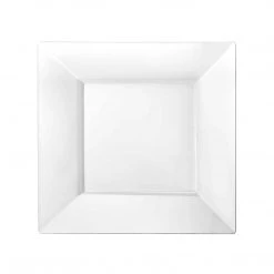 King Zak Premium Extra Heavy Weight Plastic Squares Dinnerware