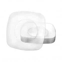 King Zak Premium Extra Heavy Weight Plastic Retro Dinnerware Tabletop