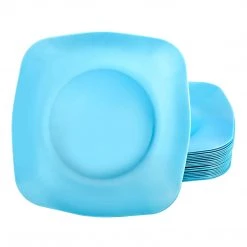 King Zak Premium Extra Heavy Weight Plastic Retro Dinnerware Tabletop