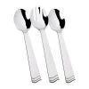 King Zak Premium Extra Heavy Weight Plastic Polished Serving Utensils