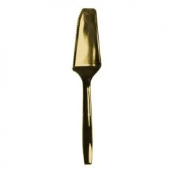 King Zak Premium Extra Heavy Weight Plastic Polished Cake Servers