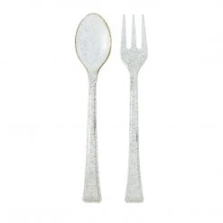 King Zak Premium Plastic Glitter Mini Cutlery Disposable Dinnerware Cutlery 9 King Zak Premium Plastic Glitter Mini Cutlery Disposable Dinnerware Cutlery