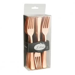 King Zak Premium Extra Heavy Weight Plastic Polished Cutlery Disposable Dinnerware Cutlery