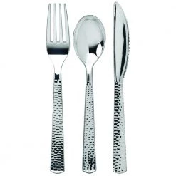 King Zak Premium Heavy Weight Plastic CutlerySize Options: 240pc Cutlery
