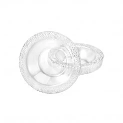 King Zak Premium Extra Heavy Weight Plastic Pebbled Dinnerware Disposable Dinnerware