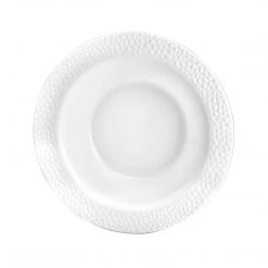 King Zak Premium Extra Heavy Weight Plastic Pebbled Dinnerware Disposable Dinnerware
