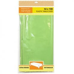 King Zak Everyday Tableware Premium Heavy Weight Plastic Solid TablecoverSize Options: 54inchx108inch Tablecover