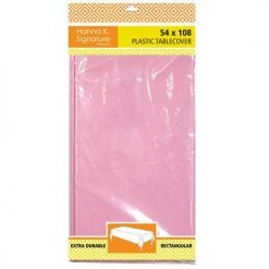 King Zak Everyday Tableware Premium Heavy Weight Plastic Solid TablecoverSize Options: 54inchx108inch Tablecover