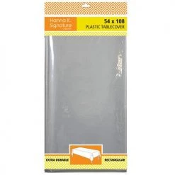 King Zak Everyday Tableware Premium Heavy Weight Plastic Solid TablecoverSize Options: 54inchx108inch Tablecover