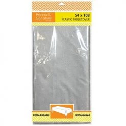 King Zak Everyday Tableware Premium Heavy Weight Plastic Lace TablecoverSize Options: 54inchx108inch Tablecover