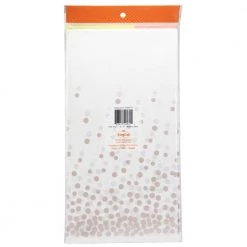 King Zak Everyday Tableware Premium Heavy Weight Plastic Confettie TablecoverSize Options: 54inchx108inch Tablecover