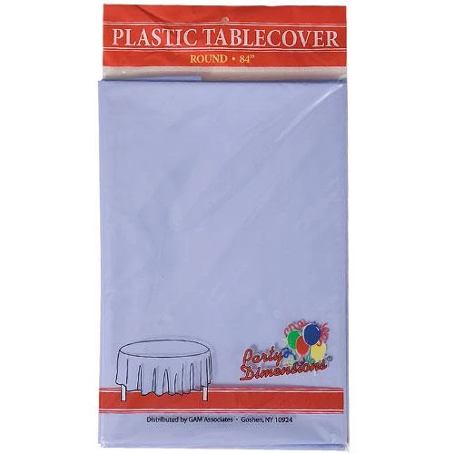 King Zak Plastic Solid Color Party 84inch Round Tablecover Everyday Disposable Tablecovers 10 King Zak Plastic Solid Color Party 84inch Round Tablecover Everyday Disposable Tablecovers