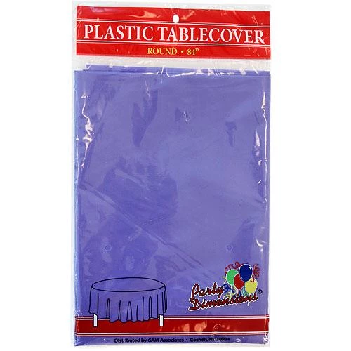 King Zak Plastic Solid Color Party 84inch Round Tablecover Everyday Disposable Tablecovers 13 King Zak Plastic Solid Color Party 84inch Round Tablecover Everyday Disposable Tablecovers