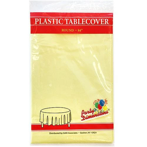 King Zak Plastic Solid Color Party 84inch Round Tablecover Everyday Disposable Tablecovers 14 King Zak Plastic Solid Color Party 84inch Round Tablecover Everyday Disposable Tablecovers