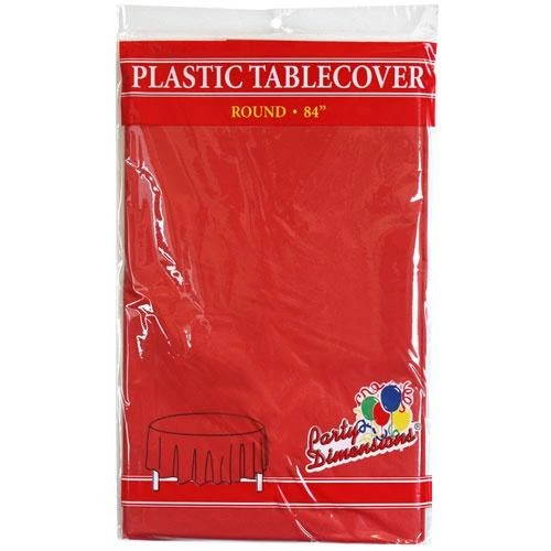 King Zak Plastic Solid Color Party 84inch Round Tablecover Everyday Disposable Tablecovers 20 King Zak Plastic Solid Color Party 84inch Round Tablecover Everyday Disposable Tablecovers