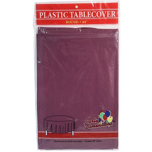 King Zak Plastic Solid Color Party 84inch Round Tablecover Everyday Disposable Tablecovers 23 King Zak Plastic Solid Color Party 84inch Round Tablecover Everyday Disposable Tablecovers
