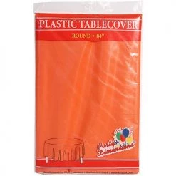 King Zak Plastic Solid Color Party 84inch Round Tablecover Everyday Disposable Tablecovers 48 King Zak Plastic Solid Color Party 84inch Round Tablecover Everyday Disposable Tablecovers