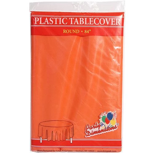 King Zak Plastic Solid Color Party 84inch Round Tablecover Everyday Disposable Tablecovers 25 King Zak Plastic Solid Color Party 84inch Round Tablecover Everyday Disposable Tablecovers
