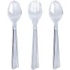 King Zak Premium Heavy Weight Plastic Combo Serving Utensils