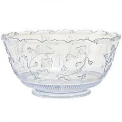 King Zak Premium Heavy Weight Plastic Punch BowlSize Options: 8qt Punch Bowl, 12qt Punch Bowl And 5oz Punch Ladle