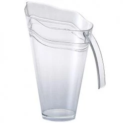 King Zak Premium Heavy Weight Plastic PitcherSize Options: 48oz Pitcher Disposable Dinnerware Servingware